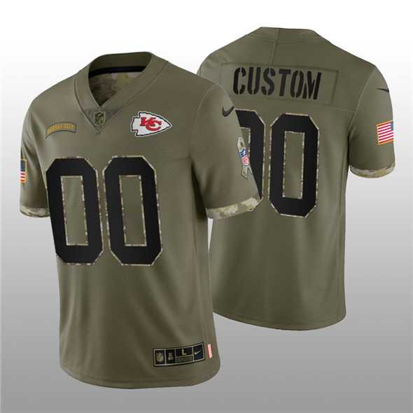 Men's Kansas City Chiefs ACTIVE PLAYER Custom 2022 Olive Salute To Service Limited Stitched Jersey,We sell and wholesale Men's Kansas City Chiefs ACTIVE PLAYER Custom 2022 Olive Salute To Service Limited Stitched Jersey on line form chian!